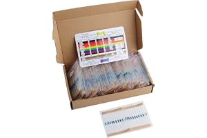 1460 st 1/4 W 73 värden 1 % precision metallfilm elektronisk resistor sortiment kit set 1 ohm-1 Mohm Geekstory