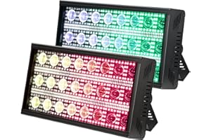 BETOPPER Luce Stroboscopica 300W per Discoteca, Luce Strobe LED Professionale & Faretto Matrix Beam per Palco - Matrice LED RGB+White ad Alta Densità per Eventi, Club, Bar, Matrimoni e Spettacoli(2）