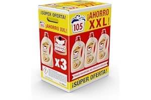 Omino Bianco Detergente líquido Marsella Pack ahorro 105 lavados
