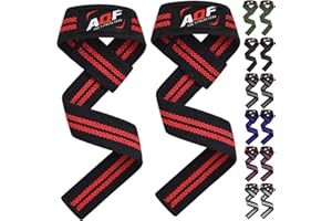 AQF Pasy Do Podnoszenia Ciężarów Na Siłownię, Crossfit Bez Wyściełanego Treningu Pasy Podtrzymujące Nadgarstek Kulturystyka Trójbój Siłowy Taśmy Do Ćwiczeń Uchwyty Na Drążki