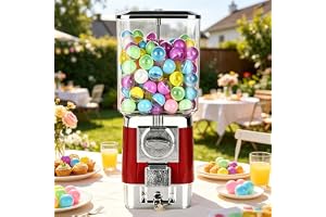 Commercial Toy Candy Capsule Vending Machine, Kapacitet för 220 Kapslar på 32mm, Anpassningsbar för en Storlek på 1-1,38", Re