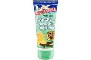Paneangeli Pasta con Estratto di Vaniglia Naturale con Semi di Vaniglia, Pronta per l’Uso, per Aromatizzare Dolci da Forno Creme a Cottura e Dessert, Senza Glutine e Vegano, Tubetto da 50 g
