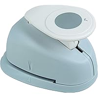 Rayher Hobby 8959800 Motivstanzer Rund/Kreis, ø 2,54 cm- 1 Zoll, geeignet für Papier/Karton bis zu 200g/m²