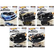 F1 Hot Wheels Fast And Furious Motor City Muscle Car Set Hot