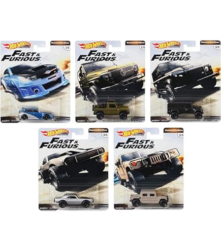 Hot Wheels Premium Fast & Furious Die-Cast Cars