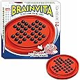 Ankit Toys & Games Brainvita Game - Fun and Challenging Board Perfect for Mental Training and Visual Skills, Return Gift Solo Player Marble Game, Solitaire Brainteaser for Kids & Adults Ages 6+ (Red)