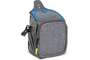 ALLSOPETS Bolsa Premios para Perros, Bolsa Entrenamiento para Perro, Bolsa de Golosinas para Perro con Múltiples Bolsillos y Dispensador Bolsas Basura Integrado, 3 Opciones Transporte Gris A