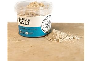 Nature Kitchen Sale all'aglio 90 g di spezie ed erbe aromatiche senza glutine e vegano, miscele di cottura quotidiana per marinate, salse, friggere, cuocere al forno o grigliare