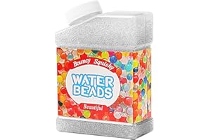 FIVAVA Perlas de agua transparentes, perlas de agua decorativas para plantas en jarrón, perlas de agua transparentes para la decoración, bodas, jardín, Navidad