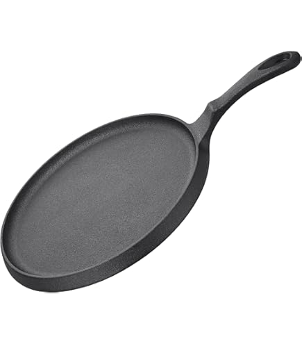 Cast iron pan 24cm for flanges pancakes Frying pan BRIZOLL wooden handle screwable Induction cast iron pancake pan Omlett pan Blini pan