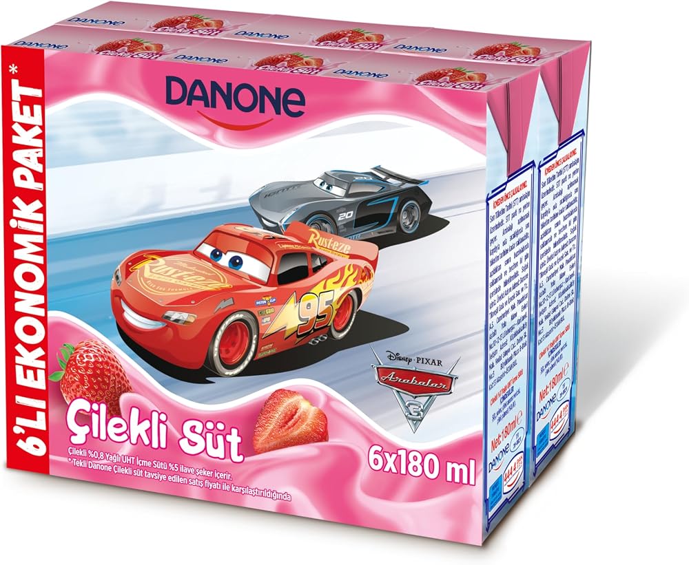 Danone Disney Çilekli Süt 6X180 ML