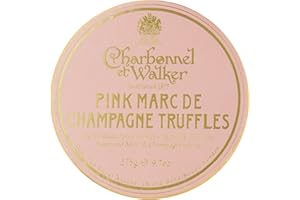 Charbonnel et Walker Double Layer Pink Marc de Champagne Truffles 275 g