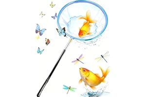 Filet à Papillon Enfant, Moxiewell 66-145 cm Filet de Pêche Extensible Epuisette, Filet à Papillon pour Enfants Activités De Extérieur Plage Pêche Insectes Étang Jardin Piscine