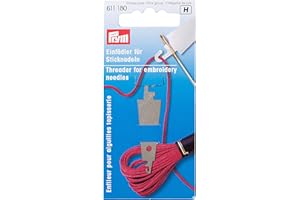Prym Enhebrador para Agujas de Bordar, Metal, White, 14 x 5.7 x 1.7 cm
