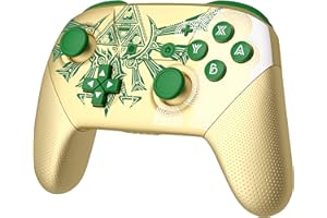 SINGLAND Upgraded Switch Controller, Switch Pro Controller Compatible for Switch/Switch Lite/OLED, Gamepad Controllers Wireless Remote Replacement Support Dual Vibration/Motion Control/6-Axis Gyro/NFC Function
