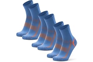DANISH ENDURANCE Calcetines Deporte Hombre y Mujer de Media Caña, Pack de 3 o 5 - Ropa Deportiva, Padel, Running, Gym, Crossfit