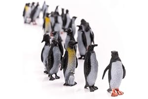 THE TWIDDLERS 48 Piezas Juguetes de Pingüinos - Realistas Figuras de Pingüino | Educativo Figura de Juguete para Niños