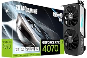 Zotac Carte Graphique Nvidia GeForce RTX 4070 Twin Edge OC 12Go
