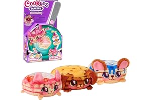 Cookeez Makery - Padella magica, giocattolo interattivo per bambini, ingredienti per creare il tuo animale domestico di peluche tortita, odore dolce, +5 anni, modello casuale, famoso (CKE02000)