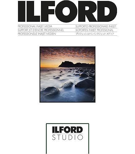 ILFORD GALERIE FineArt Textured Silk 270 gsm 5x7 inch - 127 mm x 178 mm 50 vellen