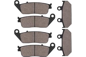 Cnornus Bremsbeläge Vorne und Hinten für Suzuki AN 650 Burgman 2004-2011 AN 650 ZL3 Burgman ABS Executive 2013 AN 650 L3 Burgman Non ABS 2013 AN 650 AK4 2004-2012