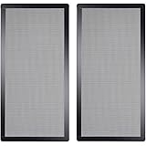 PC-Gehäuse-Staub-Netzfilter, 2 Stück, magnetischer Rahmen, Computer-Ventilator, Staub-Netz, PC-Kühlerfilter, staubdicht, PVC-