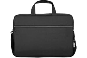 Urban Factory Sacoche pour Ordinateur Portable - Pc 14.1 Pouces et Tablette 10.5 Pouces Modèle Nylee Noir avec Bandoulière Sangle Epaule et Poignée Confortable Renforcée