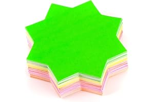 WHITE HINGE 60x Assorted Colour Neon Stars Display Tags Flash Price Labels Shop Pricing
