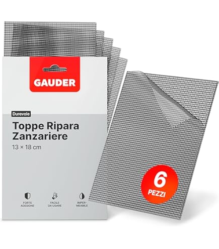 Nastro Riparazione Zanzariere - 50 Pezzi Adesivo Forte | Motivi Gatto E Colomba, Anti-zanzare, Facile Applicazione - Foto 4
