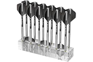 MageRabbit Dartständer, Darthalter, Stabiler Dartständer mit Flugaufbewahrung, kompakter und langlebiger Zubehör-Organizer, Dart-Ständer für 12 Dartpfeile (Weiß)