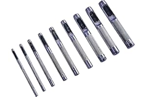 AMTECH Am-Tech Locheisen-Set, 9 Teile