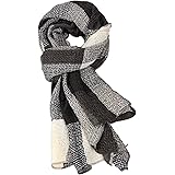 BezionerWomen's Long Scarves Tartan Shawl Big Grid Winter Lattice Large Scarf