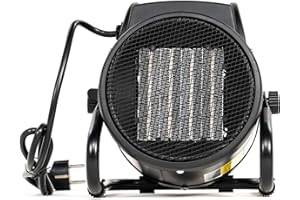 NAC NEW AMERICAN CONCEPT NAC Chauffage Soufflant Electrique 2000W - Radiateur Electrique Mobile avec Thermostat & 3 Niveaux de Chaleur – Chauffage Industriel Céramique pour Garage Atelier Chantier Serre - Canon Air Chaud