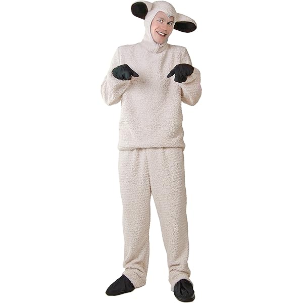 Adults Shaun The Sheep Costume Mens Wallace And Gromit
