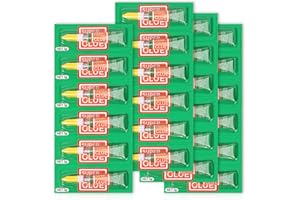 LUCOMB 24 x 3 g Sekundenkleber, klar, für alle Zwecke, schnell trocknender flüssiger Sekundenkleber, Cyanacrylat (Ca)-Kleber; Professional Grade Cyanoacrylate (CA) Super Strong Glue