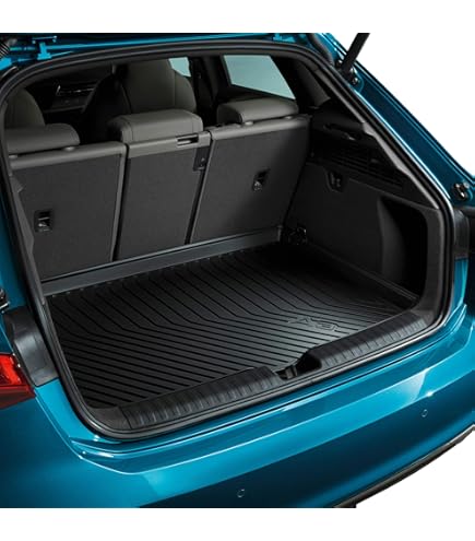 M MOTOS rubberen vloermatten voor Audi A3 8V 2013-2020 - Maak autorijden comfortabeler met de zwarte antislip automat No.77 - Vloermat voor alle weersomstandigheden, bescherming tegen vuil