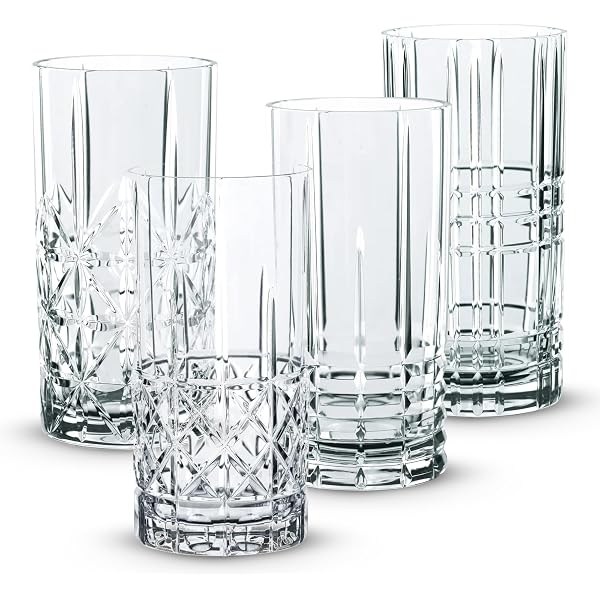 LEONARDO HOME Set 2 Bicchieri Hurricane In Cristallo 520 Ml - Calici Per Cocktail E Pina Colada, Lavabili In Lavastoviglie, Alta Capacità, Vetro Trasparente Di Qualità