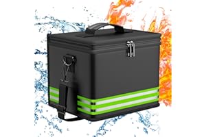 ENGPOW Lipo - Bolsa de batería ignífuga, a prueba de explosiones, bolsa de protección con doble cremallera para carga y almacenamiento seguros de batería Lipo