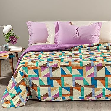 Set Biancheria Letto Motivo Geometrico Homemissing - Piumino 200x200 Cm + 2 Federe - Foto 7