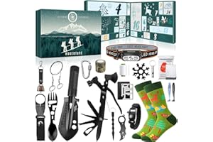iZoeL Adventskalender Werkzeuge Teenager Junge Männer 2025 Handwerkzeuge Weihnachtskalender 24 Stück nützliche outdoor Gadgetskalender werkzeugekalender Überraschungsgeschenk für ihn