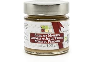 CELLIER DU PÉRIGORD Sauce aux Morilles Cuisinées au Jus de Truffe Noires du Périgord 100g