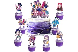 DAENGGEGE 25 Decoration Gateau Anniversaire Enfant,Cartoon Cake Toppers,Decoration Gateau,pour Anniversaire d'enfants,Fêtes à Thème, Baby Shower