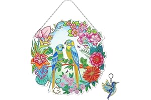 ZOYIEP 5D DIY Diamant Painting, Diamond Painting Weihnachten Kranz Set mit LED Licht Diamant Malerei Türkranz Weihnachten Dekoration (D)