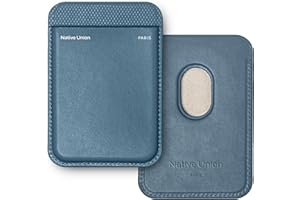 ‎NATIVE UNION Native Union (Re Classic Wallet | Magnetyczny uchwyt na karty MagSafe do iPhone'a 16, 15, 14, 13 - wyjątkowo bezpieczny i ultra cienki - Przechowuje 3 niezbędne karty - Trwałe materiały z recyklingu