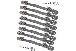 Boxiki kids Ankerriemen für Fernseher und Möbel, Kippschutz, für Kindersicherheit, 4 Paar, Sicherheitsgurte, für Kindersicherung, Schwarz