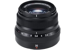 Fujifilm FUJINON XF35mmF2 R WR Obiettivo 35mm, f/2, Resistente Intemperie, Attacco X Mount, Nero