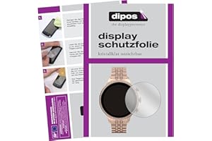 dipos I Schutzfolie kompatibel mit Fossil Gen 6 (42 mm) Smartwatch Displayschutz-Folie klar