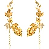 Buy Senco Gold Aura Collection 22k Yellow Gold Drop Earrings At Amazon In