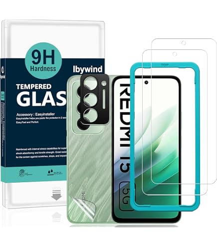 Ebzzliy Pellicola Vetro Temperato per Oukitel C65/C65 Pro, 2 Pezzi Pellicola Protettiva, Ultra Trasparente 9H Anti Graffi, Anti-Graffio, Senza Bolle Protezione Schermo