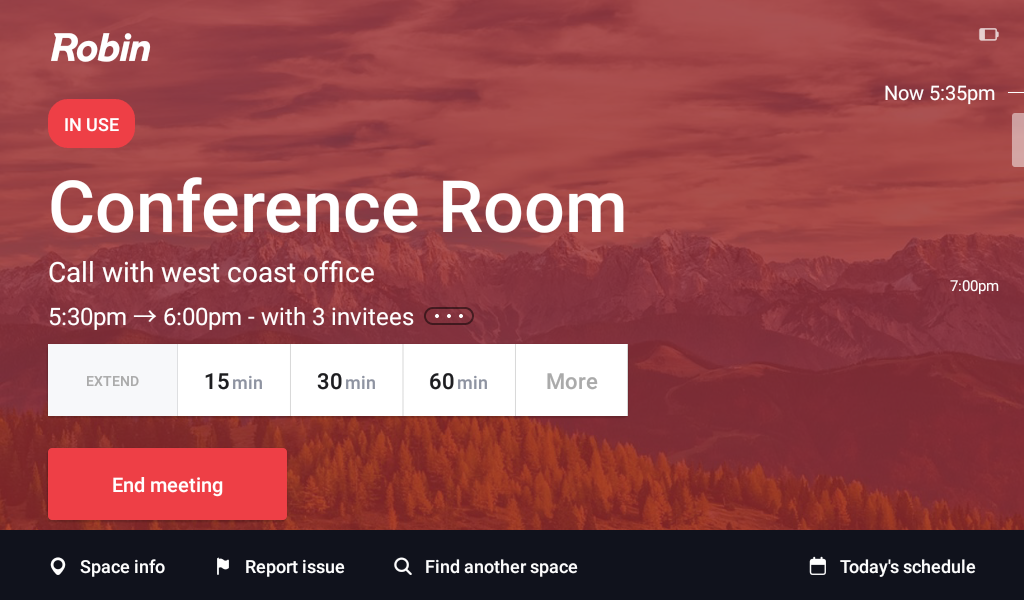 Robin Rooms Meeting Room Display Amazon.co.uk Appstore for Android
